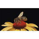 Пчела на желтом цветке Набор для вышивания Thea Gouverneur