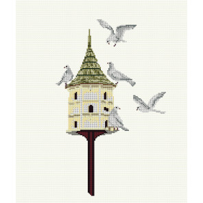 Птичий домик Набор для вышивания Thea Gouverneur 592