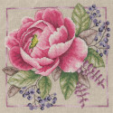 Blooming rouge Набор для вышивания LanArte