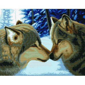 Два волка Набор для вышивания Белоснежка