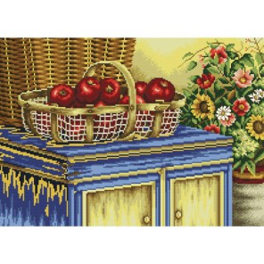 Корзинка с яблоками Набор для вышивания Белоснежка