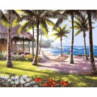 Райский остров Раскраска картина по номерам акриловыми красками на холсте