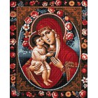 Макет Феодотьевская икона Божией Матери Алмазная вышивка мозаика Гранни