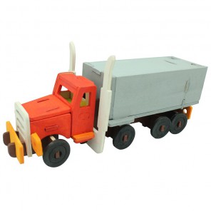 Американский грузовик 3D Пазлы Деревянные Robotime