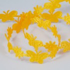 Желтые бабочки и цветы Лента декоративная для скрапбукинга, кардмейкинга
