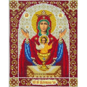 Богородица Неупиваемая чаша Набор для частичной вышивки бисером Паутинка