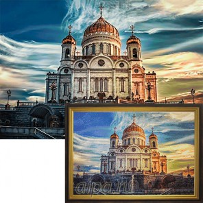 Кафедральный соборный храм Христа Спасителя Алмазная вышивка мозаика Гранни