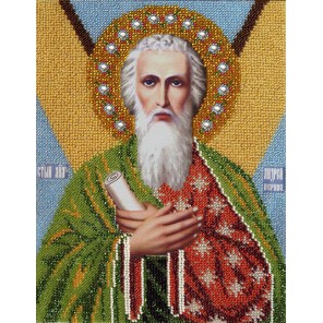 Святой Андрей Первозванный Набор для частичной вышивки бисером Вышиваем бисером