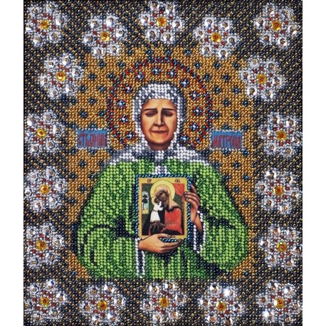 Набор для вышивания бисером иконы Святая Матрона Московская
