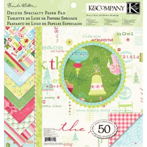Новогодний Набор бумаги для скрапбукинга K&Company