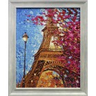 Парижские краски Алмазная вышивка мозаика Гранни - готовая работа в рамке