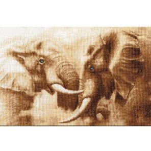 Слоны Набор для вышивания Золотое Руно