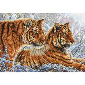 Амурские тигры Набор для вышивания Белоснежка