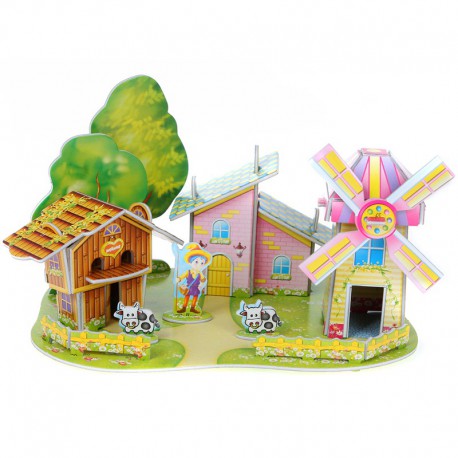 Дом мельница (мини серия) 3D Пазлы Zilipoo