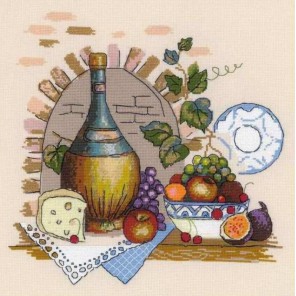 Натюрморт с сыром Набор для вышивания Риолис
