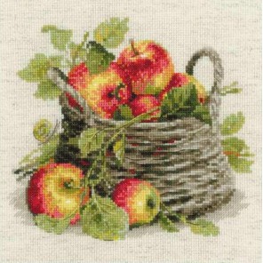 Спелые яблоки Набор для вышивания Риолис