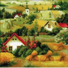 Сербский пейзаж Набор для вышивания Риолис
