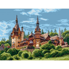 Замок в Румынии Ткань с рисунком Матренин посад