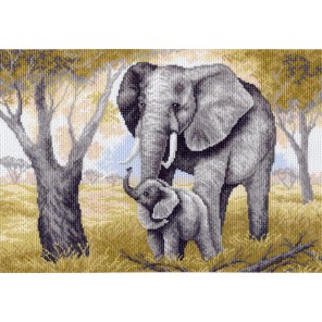 Слониха Ткань с рисунком Матренин посад