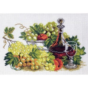 Натюрморт с виноградом Ткань с рисунком Матренин посад