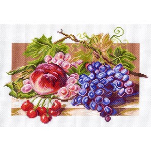 Солнечные плоды Ткань с рисунком Матренин посад