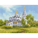 Белая церковь Канва с рисунком для вышивки Матренин посад