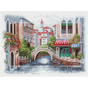 Венецианский мостик Ткань с рисунком Матренин посад