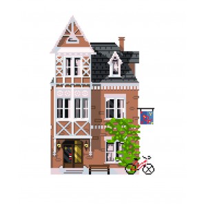 Амстердам Ткань с рисунком Матренин посад