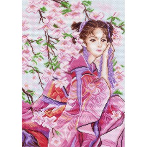 Розовые мечты Канва с рисунком для вышивки Матренин посад