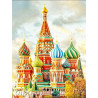 Храм Василия Блаженного Раскраска картина по номерам акриловыми красками Color Kit