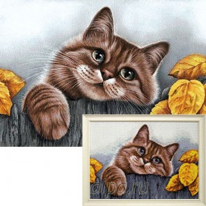 Деревенский кот Алмазная вышивка (мозаика) Гранни