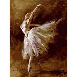 Хрупкая балерина Раскраска картина по номерам акриловыми красками на холсте