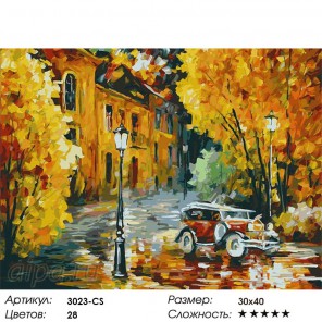 Город Раскраска картина по номерам акриловыми красками на картоне Белоснежка