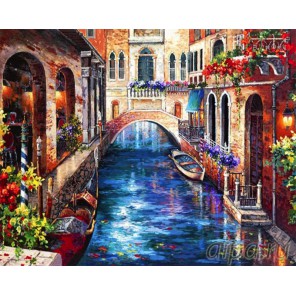 Цветущая Венеция Алмазная вышивка (мозаика) Color Kit