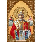 Святой Николай Чудотворец Алмазная частичная мозаика на подрамнике Color Kit