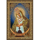 В рамке Остробрамская Пресвятая Богородица Алмазная частичная мозаика на подрамнике Color Kit
