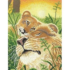 Лев и львёнок Набор для вышивания МП Студия