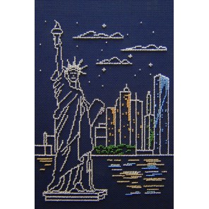 Нью-Йорк Набор для вышивания бисером МП Студия