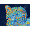 Лунный кот Раскраска по номерам на холсте Color Kit CE204