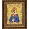 Пример оформления в рамке Святая Ольга Канва с рисунком для вышивки бисером Конек 9148