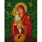 Богородица Почаевская Канва с рисунком для вышивки бисером Конек