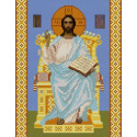 Господь Вседержитель на престоле Канва с рисунком для вышивки бисером Конек
