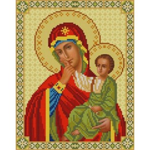 Богородица Отрада и Утешение Канва с рисунком для вышивки бисером Конек