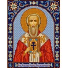 Святой Анатолий Канва с рисунком для вышивки бисером Конек
