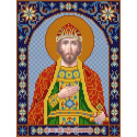 Святой Борис Канва с рисунком для вышивки бисером Конек