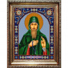 Пример оформления в рамке Святой Захарий Канва с рисунком для вышивки бисером Конек 9361