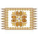 Рушник пасхальный 4 Канва с рисунком для вышивки бисером Конек