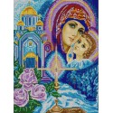 Богородица Канва с рисунком для вышивки бисером Конек