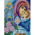 Богородица Канва с рисунком для вышивки бисером Конек