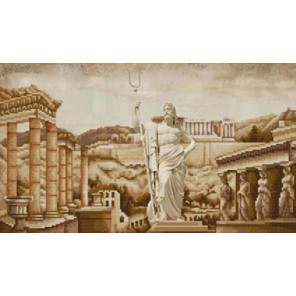 Античная Греция Канва с рисунком для вышивки бисером Конек